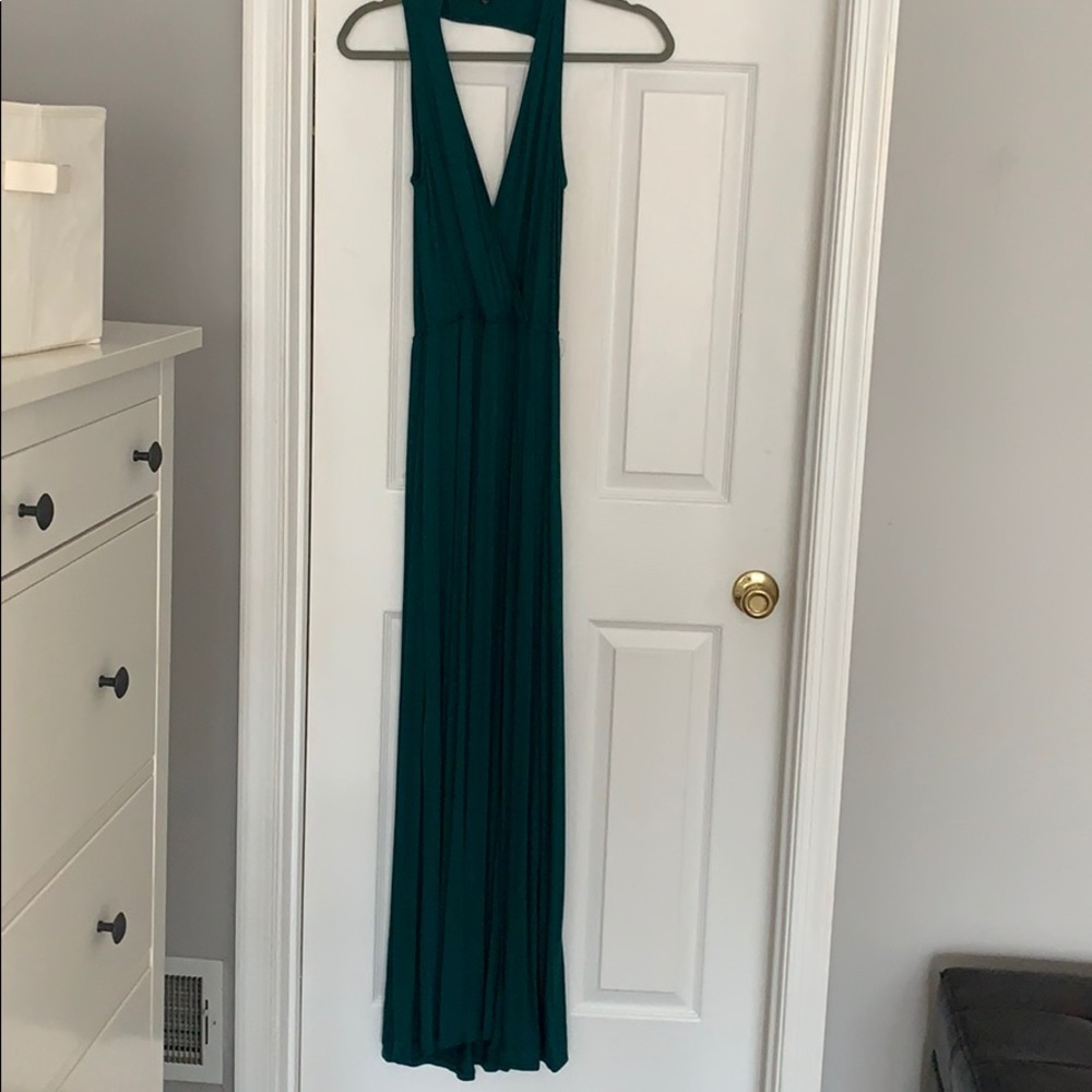 Lulus maxi Forrest green